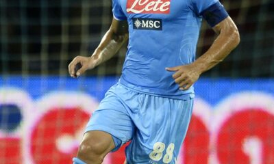 Inler Gokhan Napoli 2013 maglia azzurra azione ifa